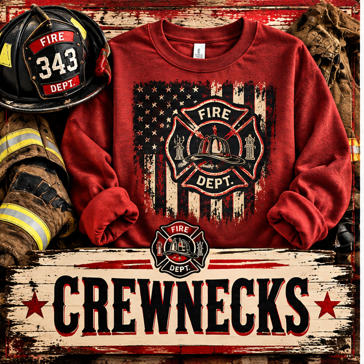 FireFighters Crewnecks