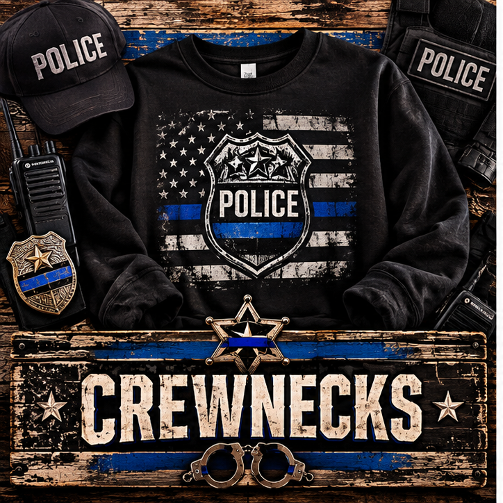 Police & Law Enforcement Crewnecks
