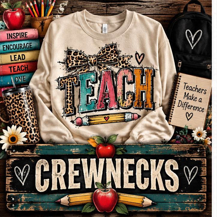 Teachers & Education Crewnecks