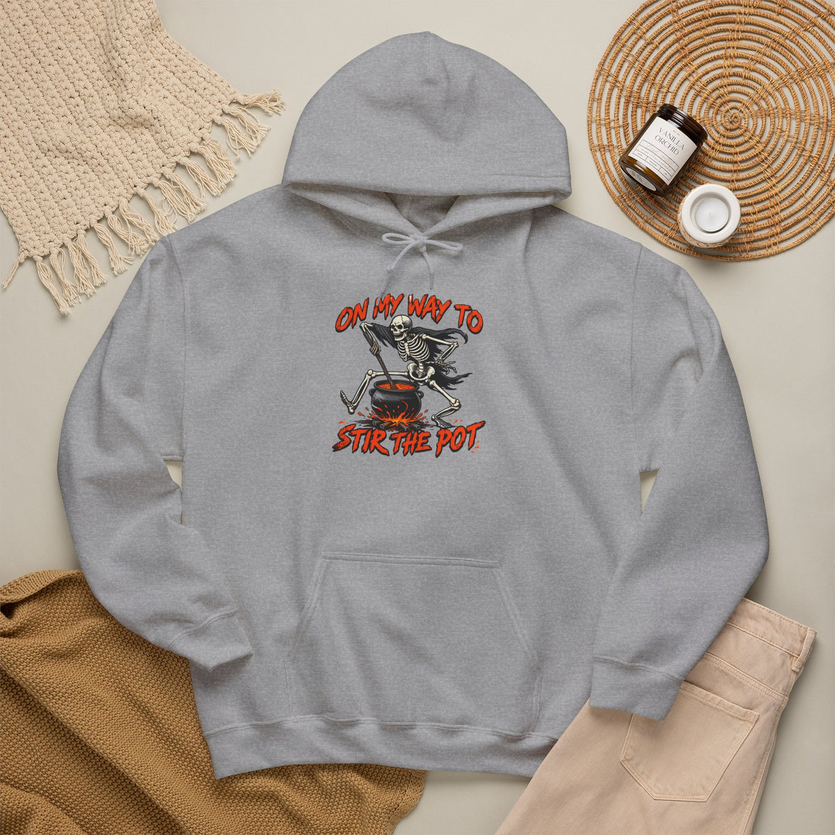 Halloween Skeleton 'Stir the Pot' Hoodie