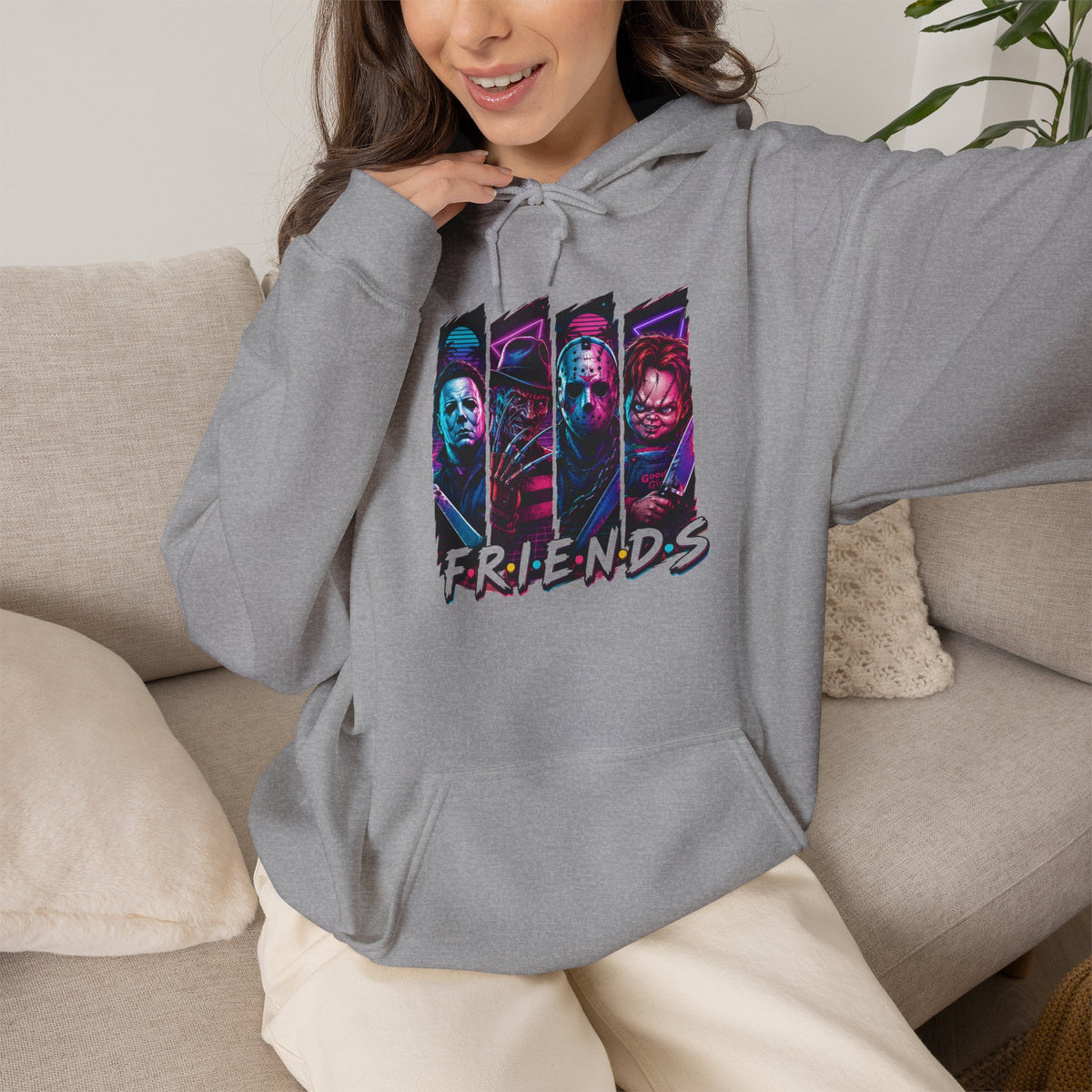 Horror Icons "Friends" Hoodie