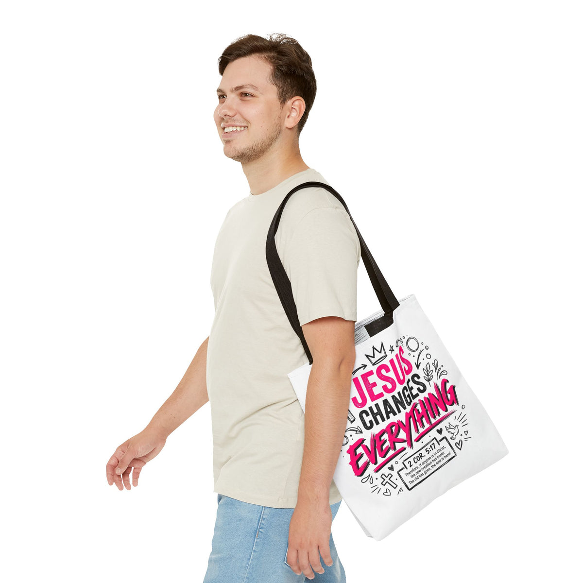 Jesus Changes Everything Christian Tote bag