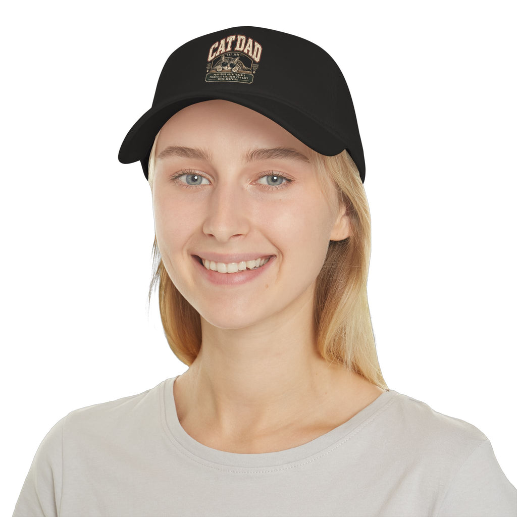 Cat Dad Since 2026 Low Pofile Baseball Cap