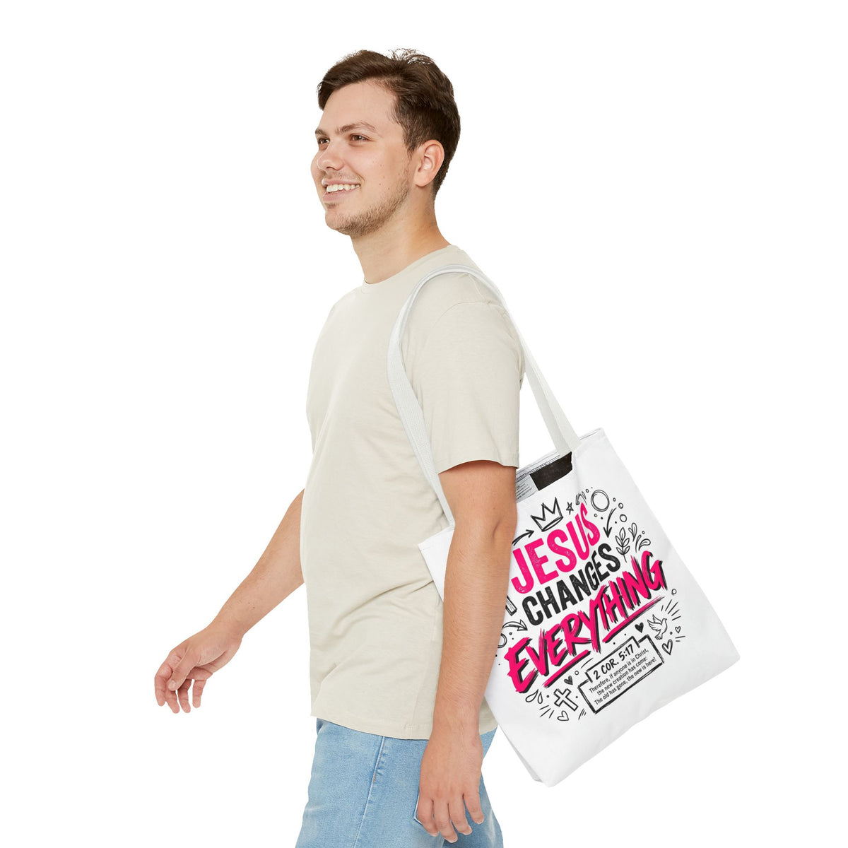Jesus Changes Everything Christian Tote bag