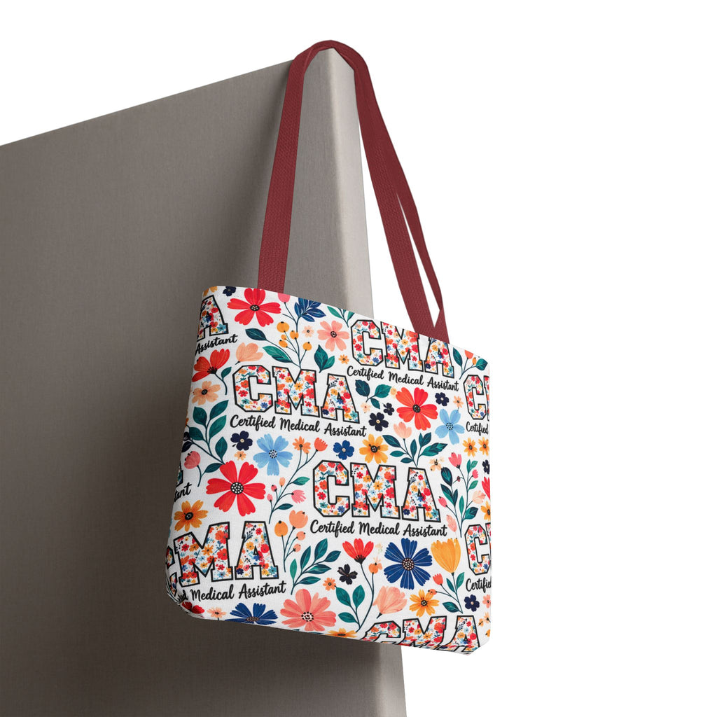 CMA Floral  — Certified Medical Assistant All Over Print Tote Bag