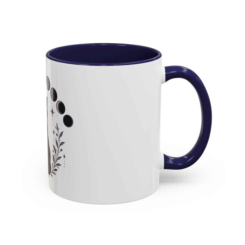 Black Cat Moon Phases Coffee Mug (11 oz /15 oz)