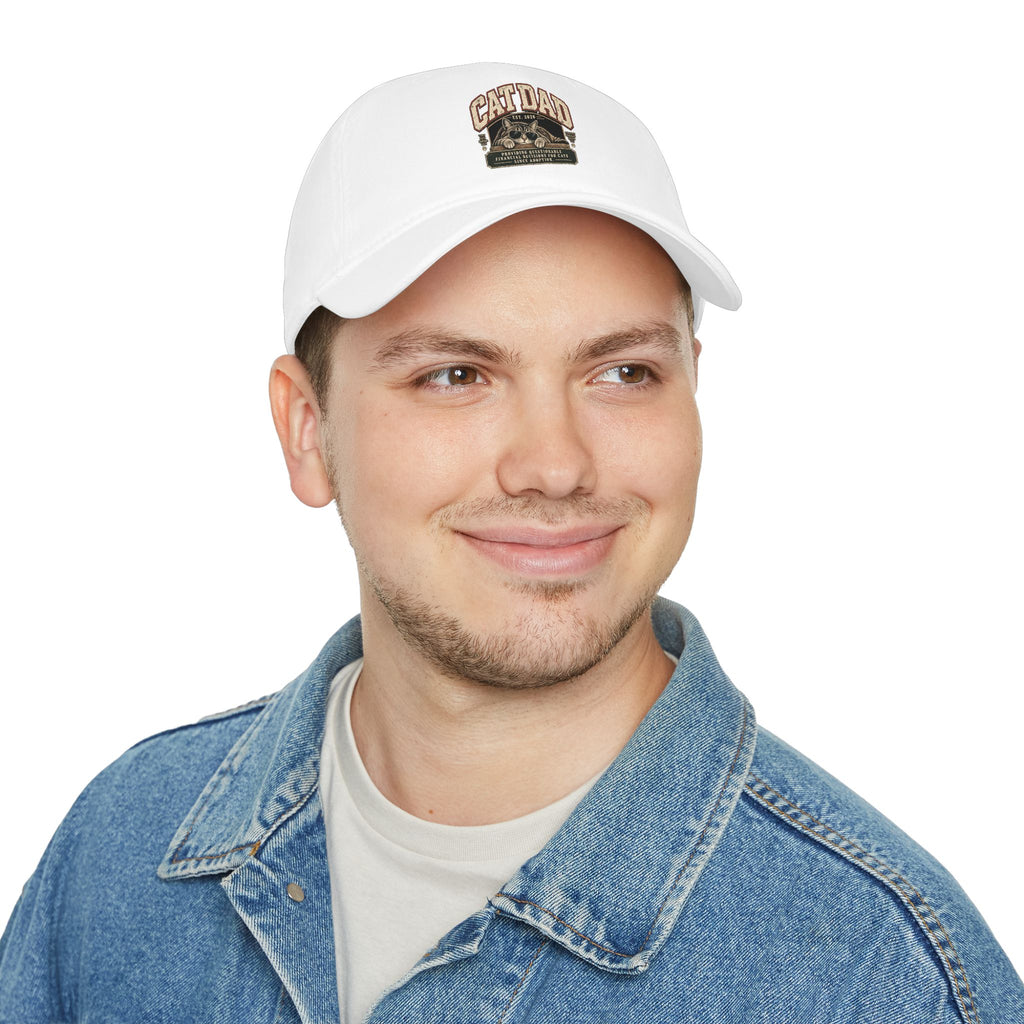 Cat Dad Since 2026 Low Pofile Baseball Cap
