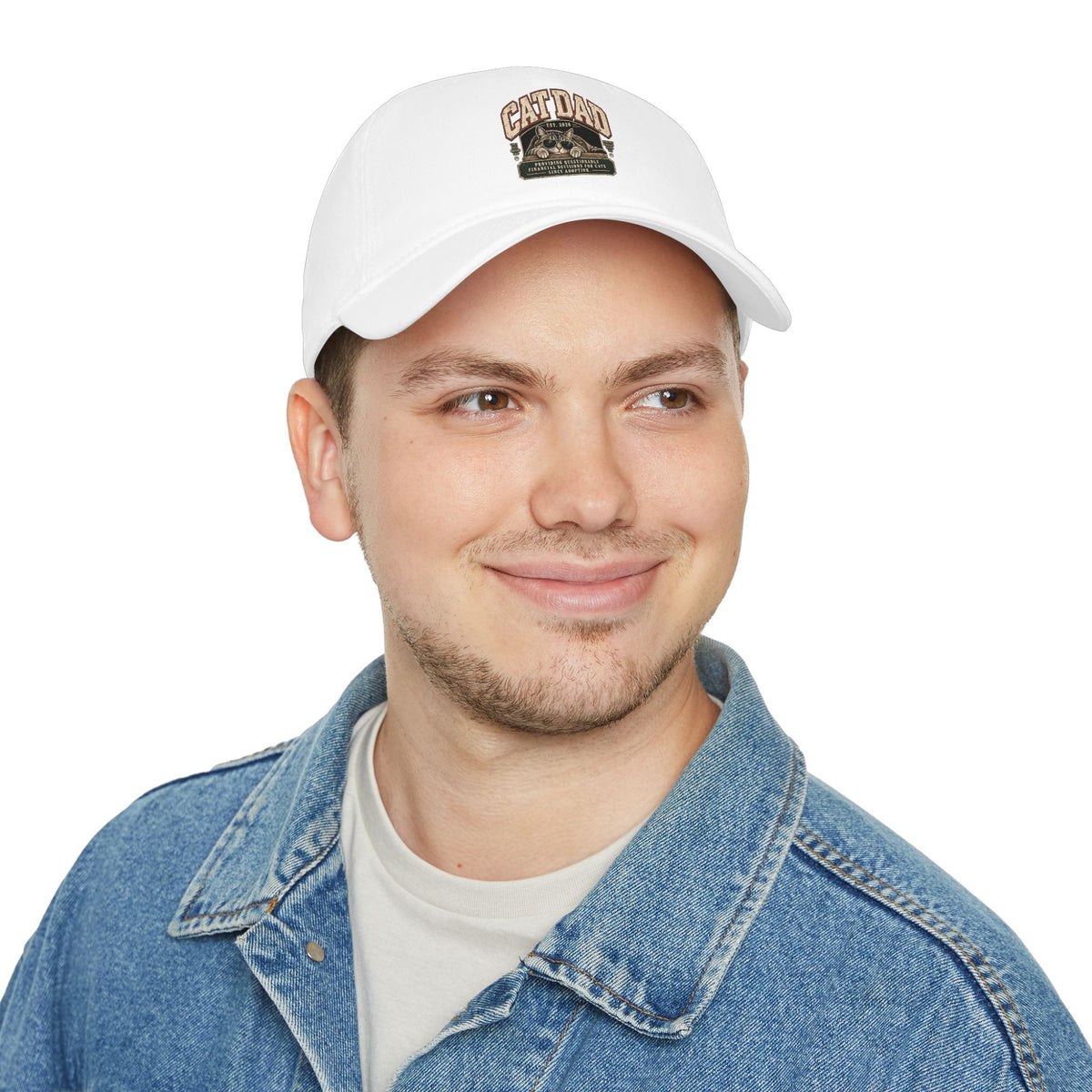 Cat Dad Since 2026 Low Pofile Baseball Cap