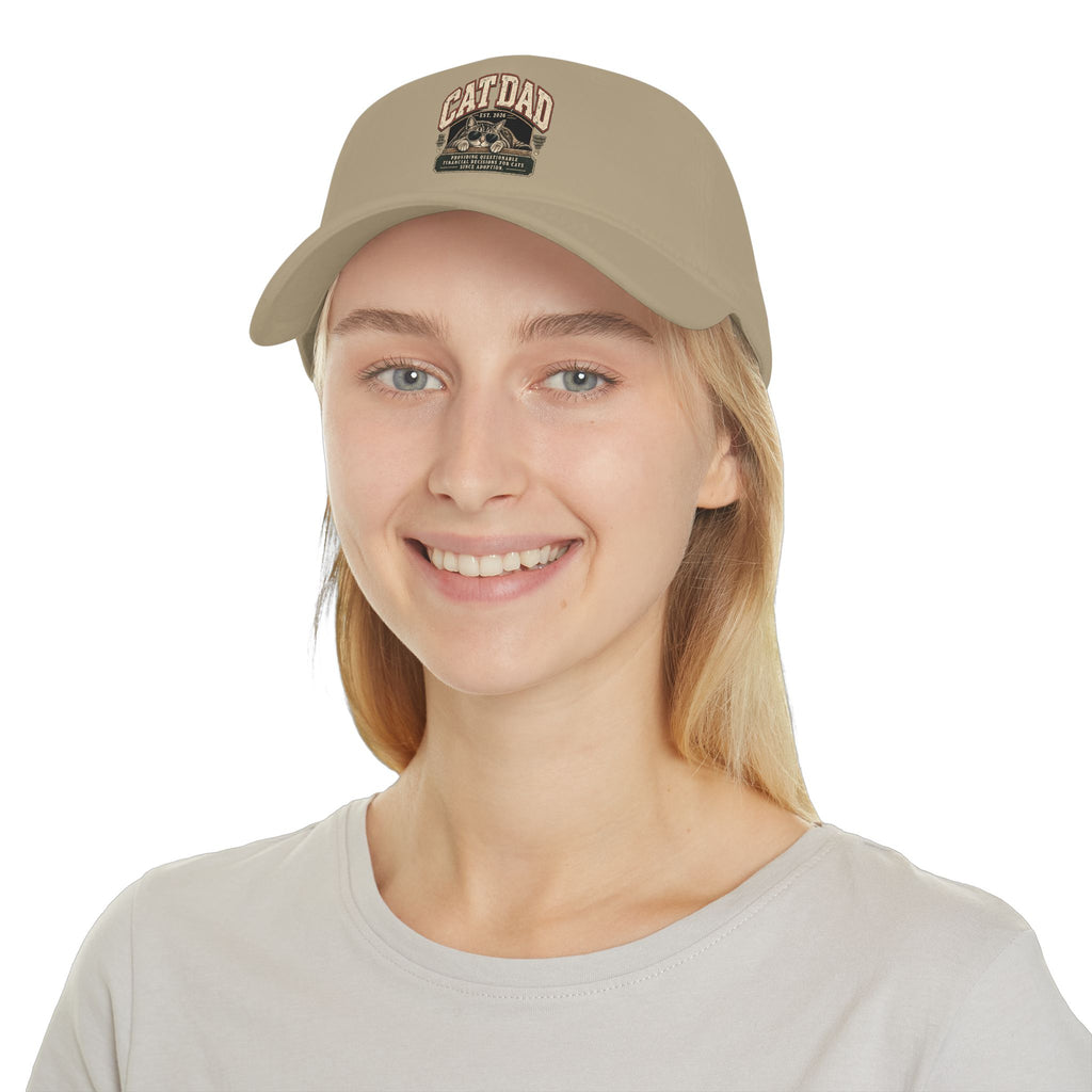 Cat Dad Since 2026 Low Pofile Baseball Cap