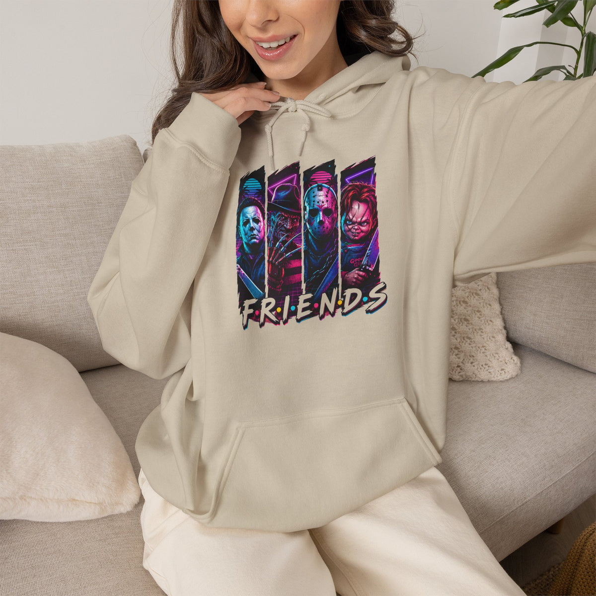 Horror Icons "Friends" Hoodie