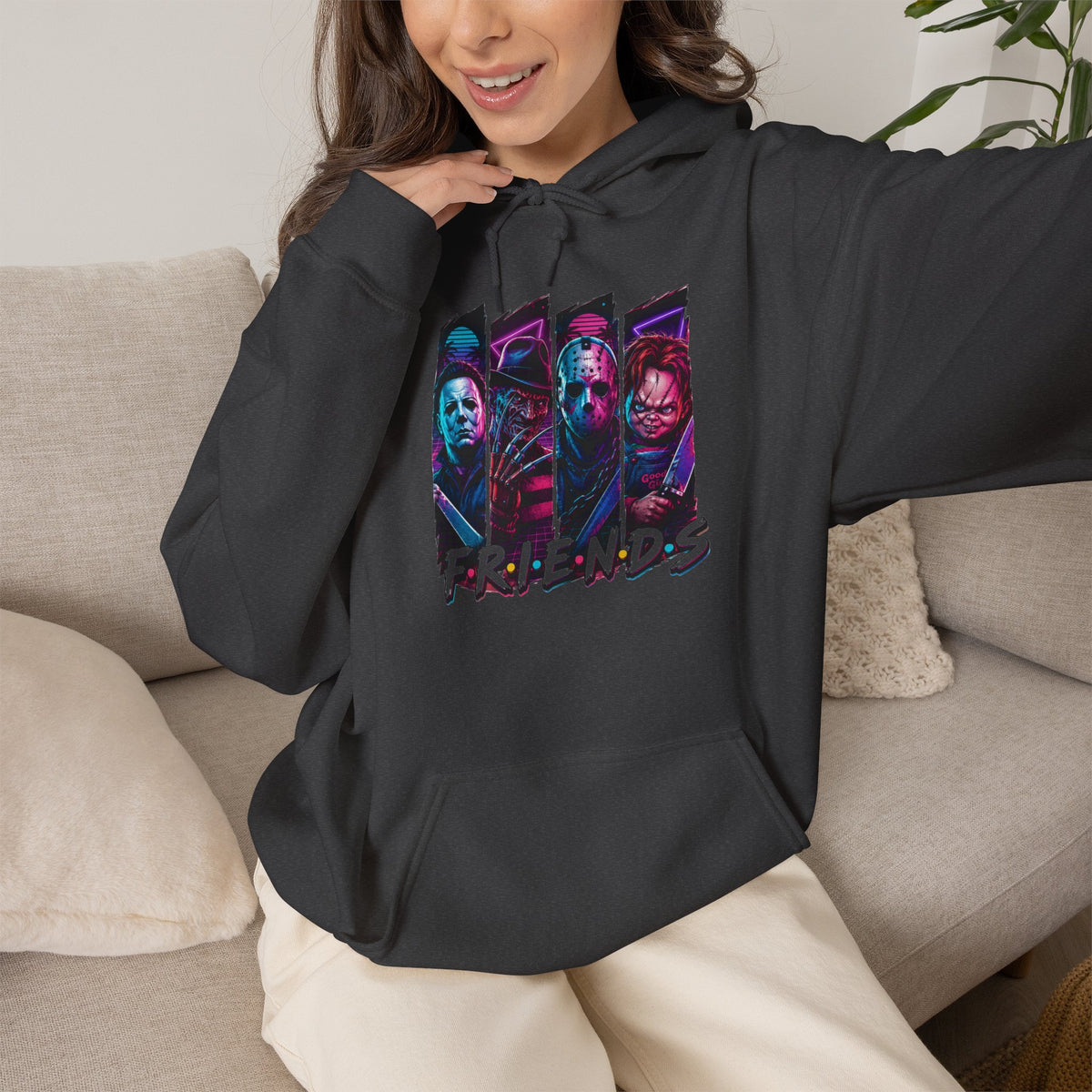 Horror Icons "Friends" Hoodie