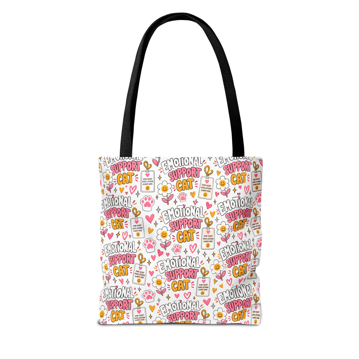 Emotional Support Cat All Over Print Tote Bag