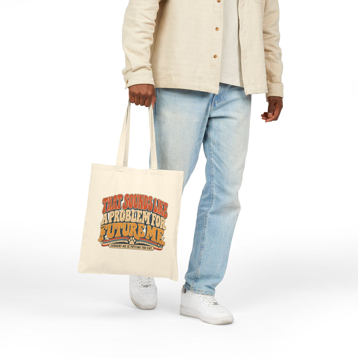 "That Sounds Like a Problem for Future Me" Canvas Tote Bag