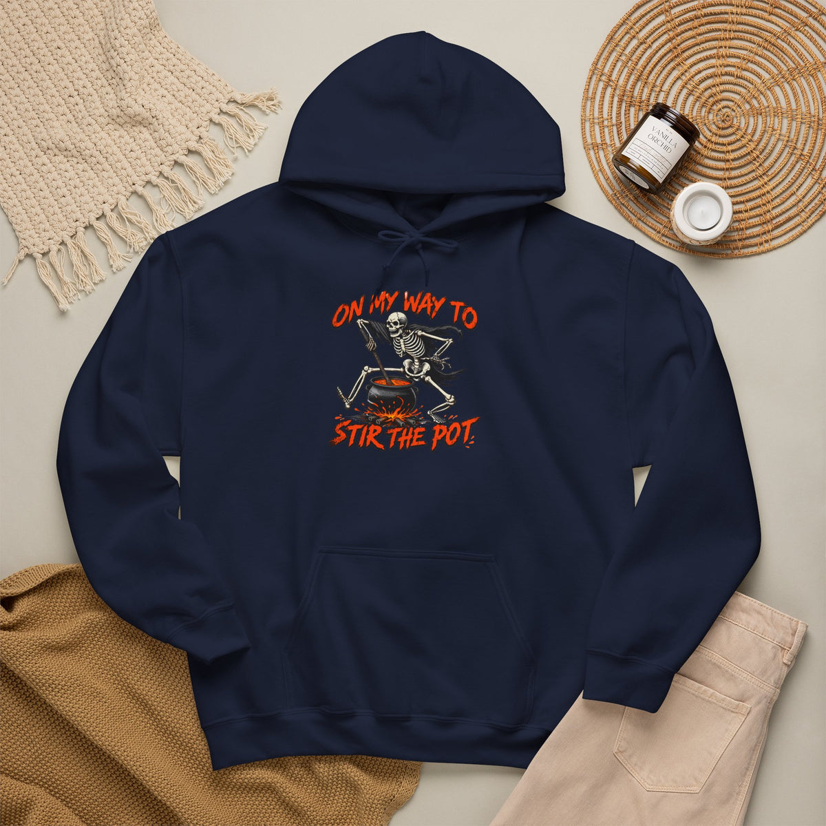 Halloween Skeleton 'Stir the Pot' Hoodie