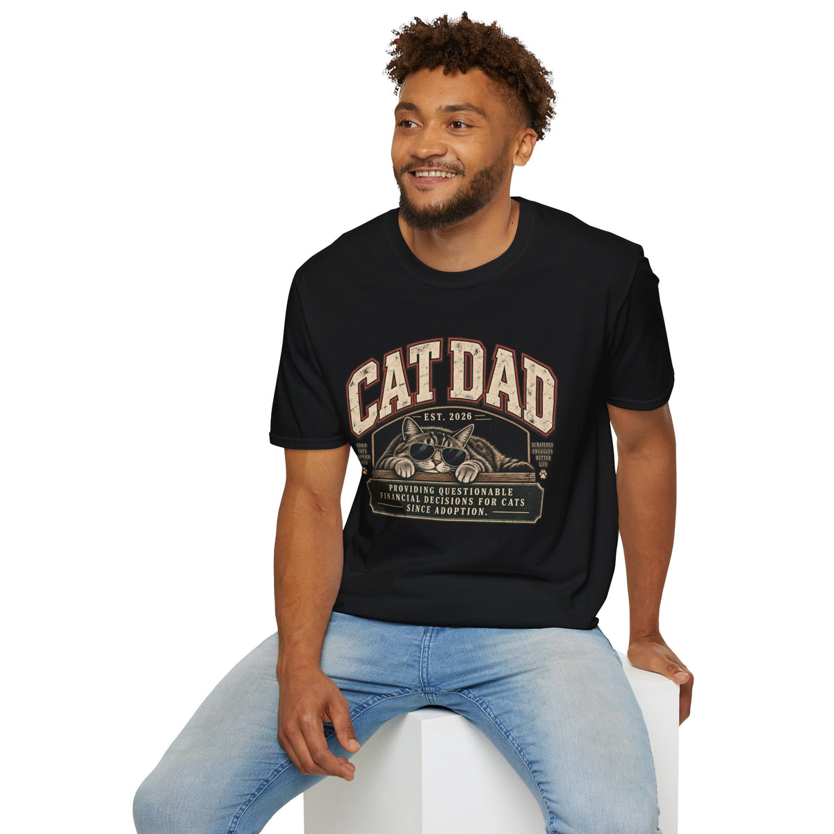 Cat Dad Since 2026 T-Shirt