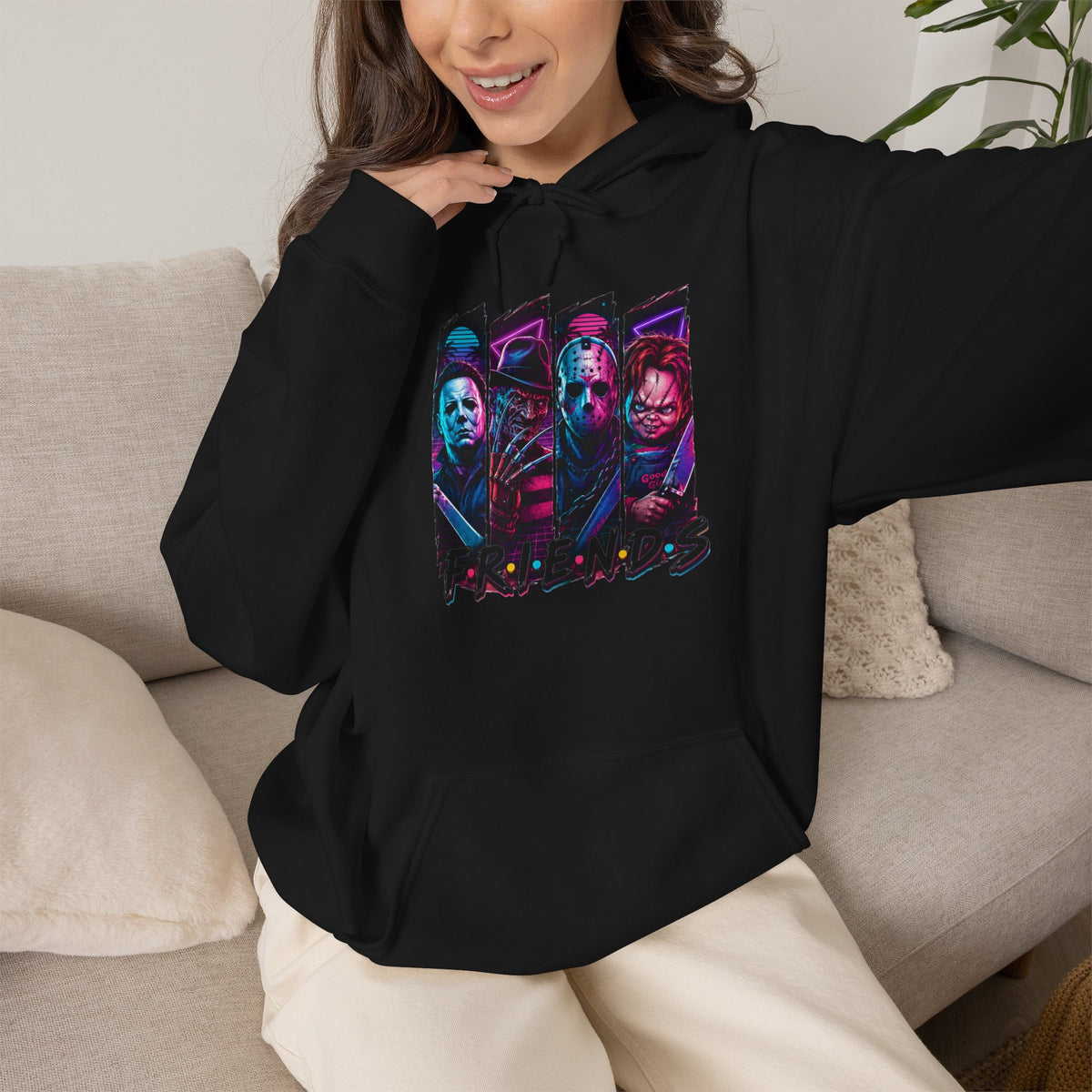 Horror Icons "Friends" Hoodie