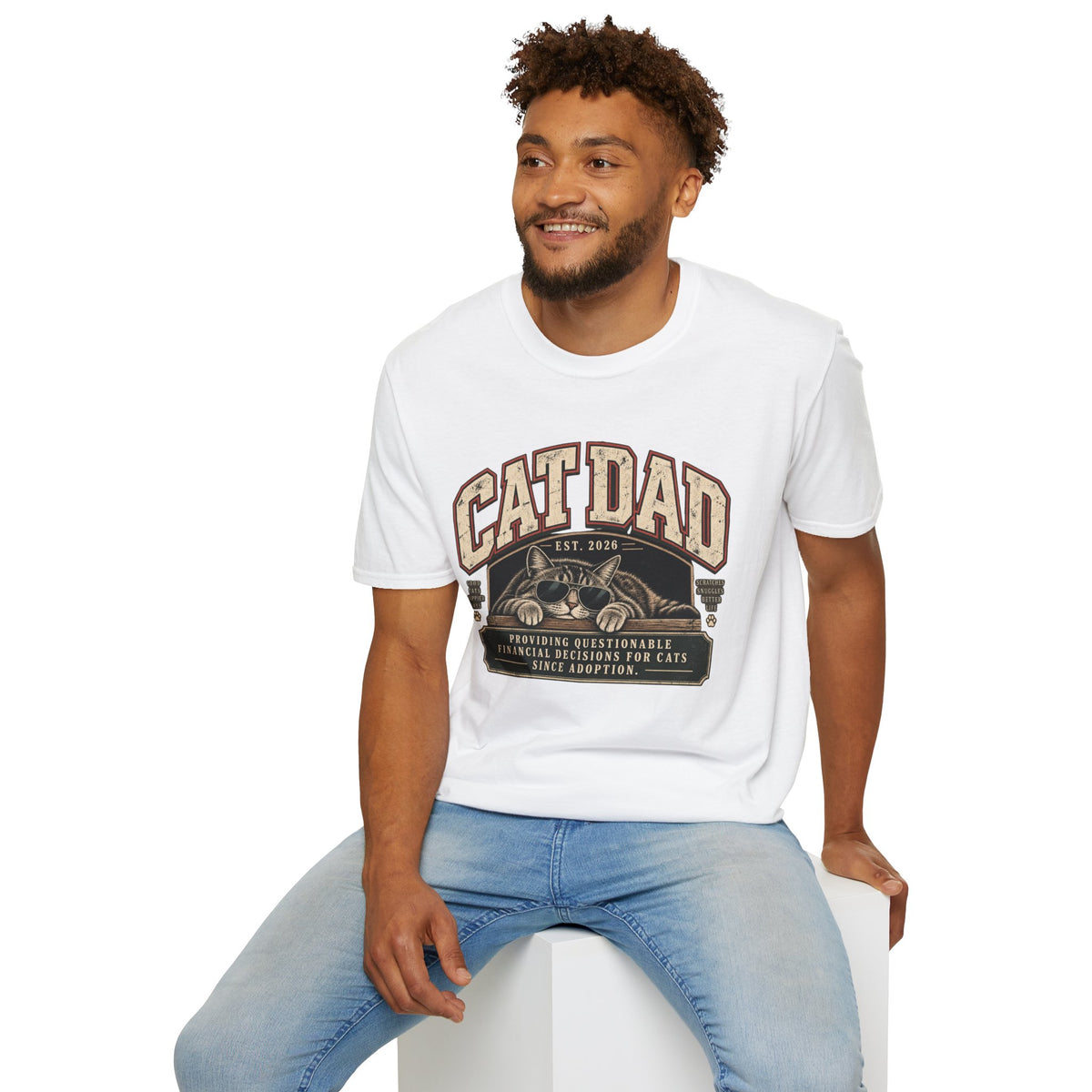 Cat Dad Since 2026 T-Shirt