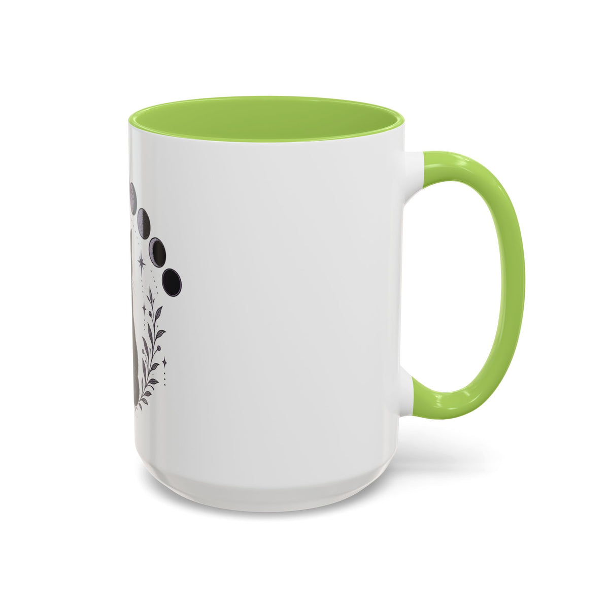 Black Cat Moon Phases Coffee Mug (11 oz /15 oz)