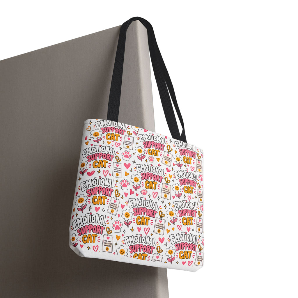 Emotional Support Cat All Over Print Tote Bag