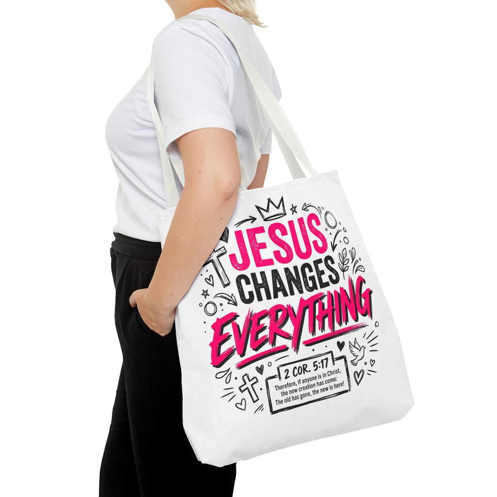 Jesus Changes Everything Christian Tote bag