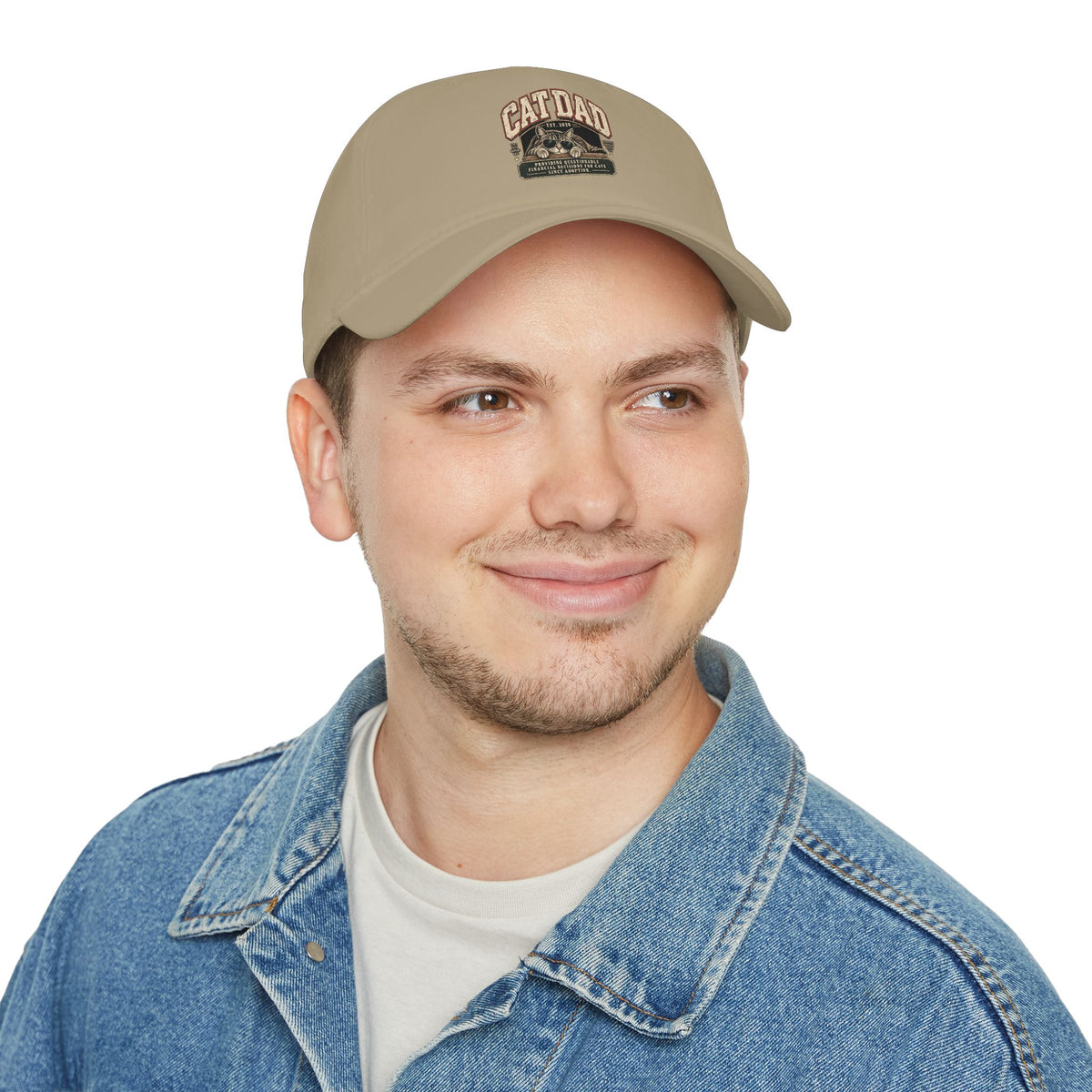 Cat Dad Since 2026 Low Pofile Baseball Cap