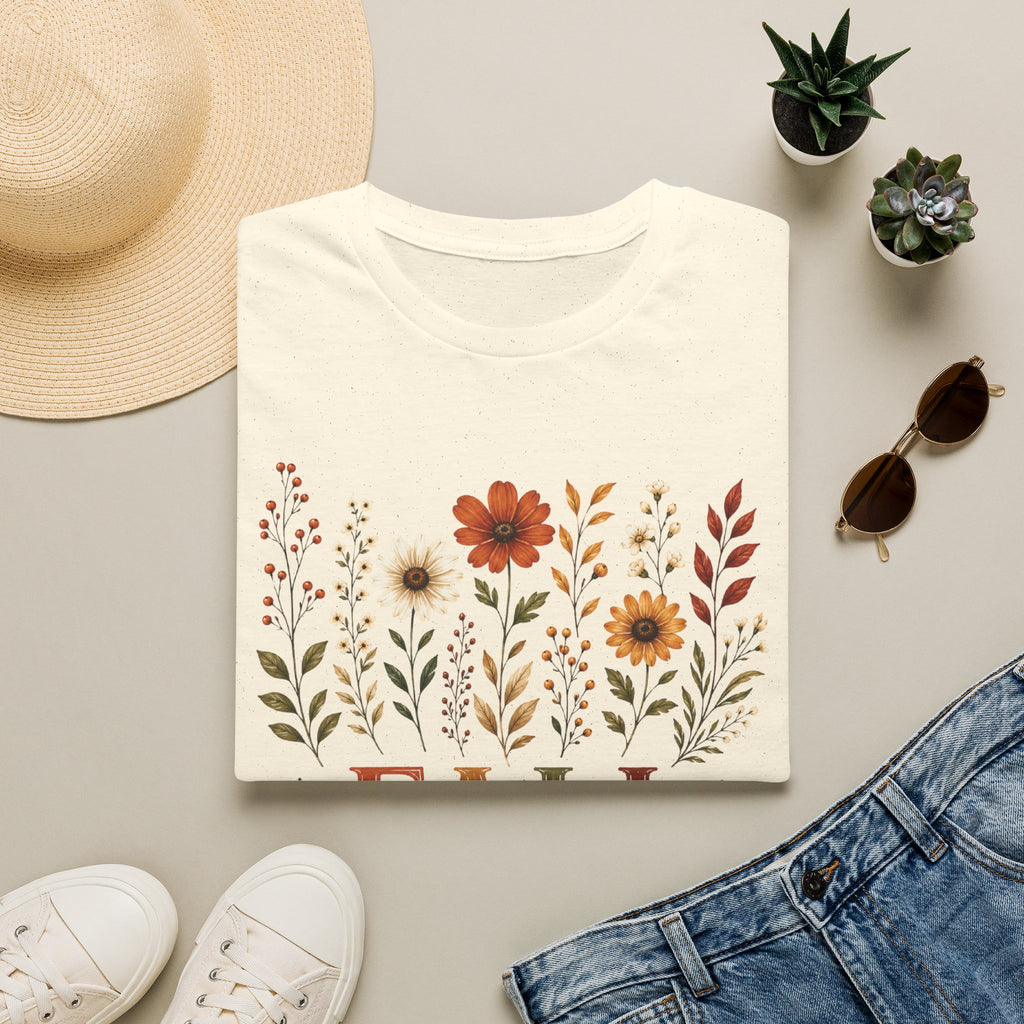 Fall Vibes Floral T-Shirt