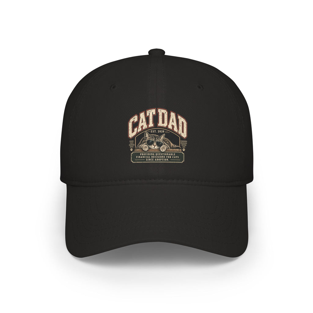 Cat Dad Since 2026 Low Pofile Baseball Cap