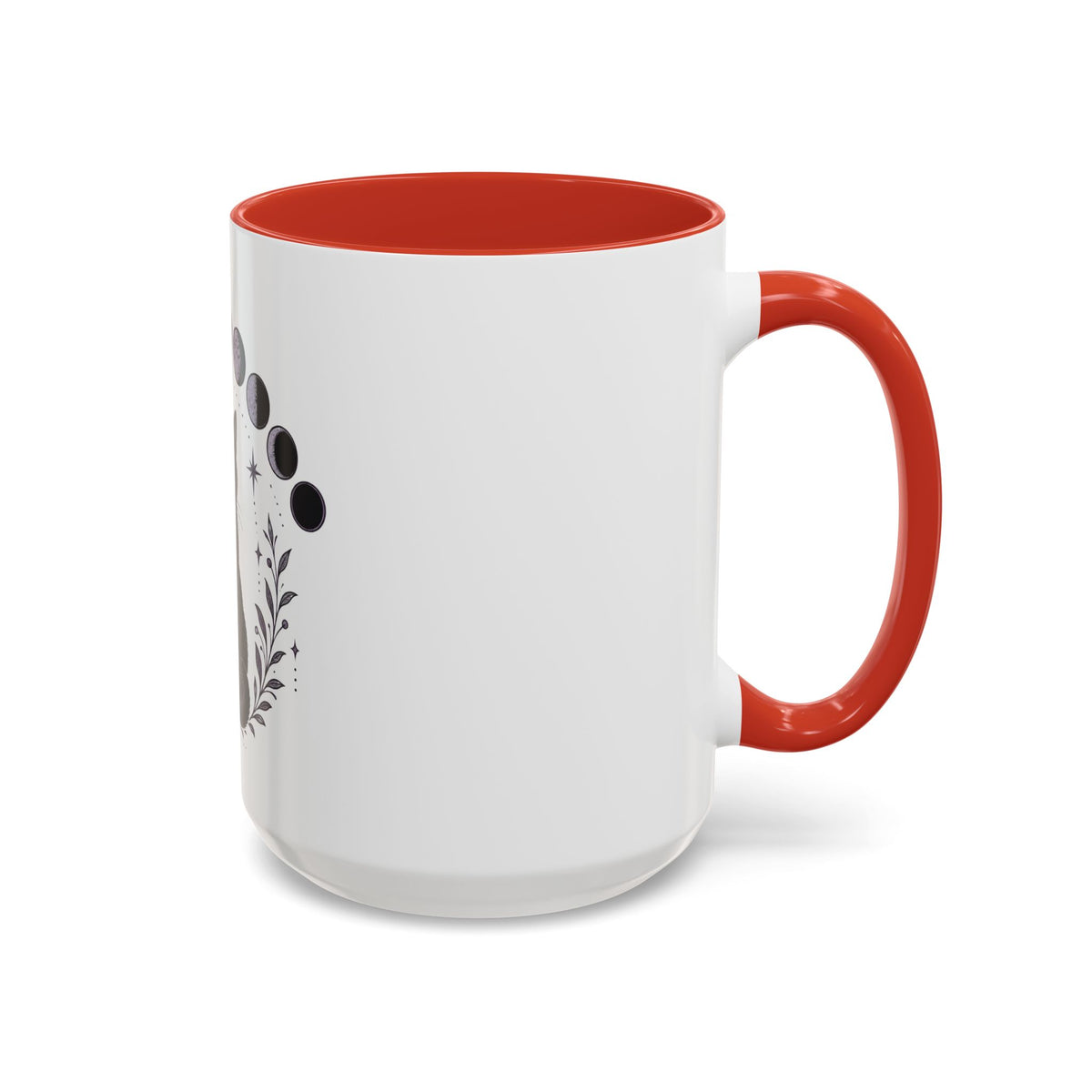 Black Cat Moon Phases Coffee Mug (11 oz /15 oz)