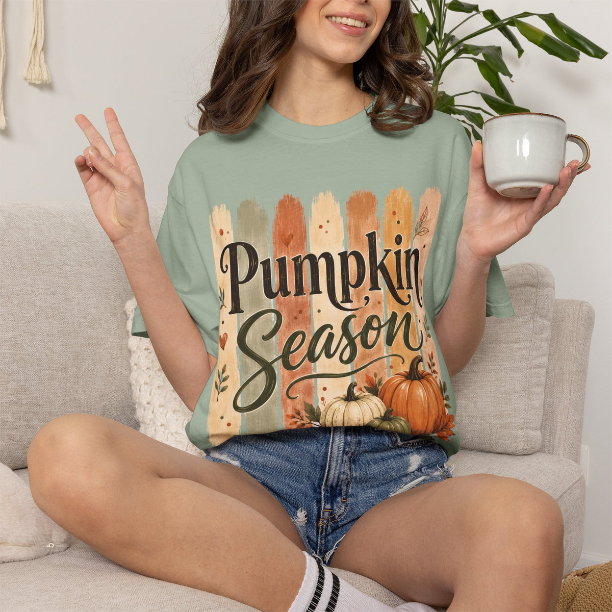 Pumpkin Season Fall Harvest T-Shirt (Comfort Colors)