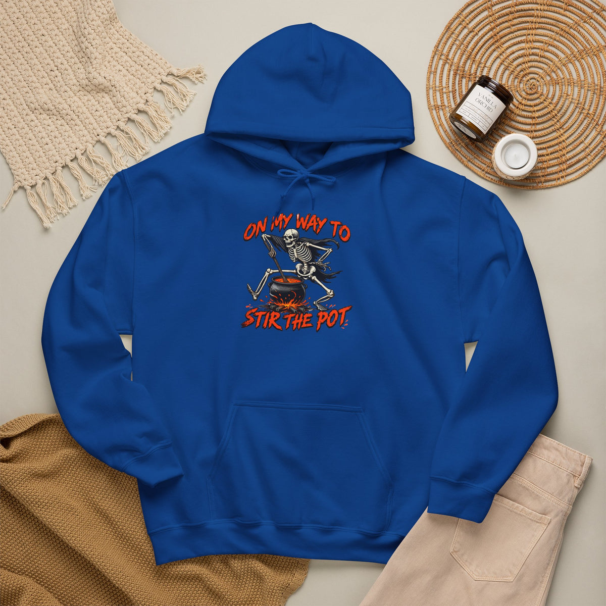 Halloween Skeleton 'Stir the Pot' Hoodie
