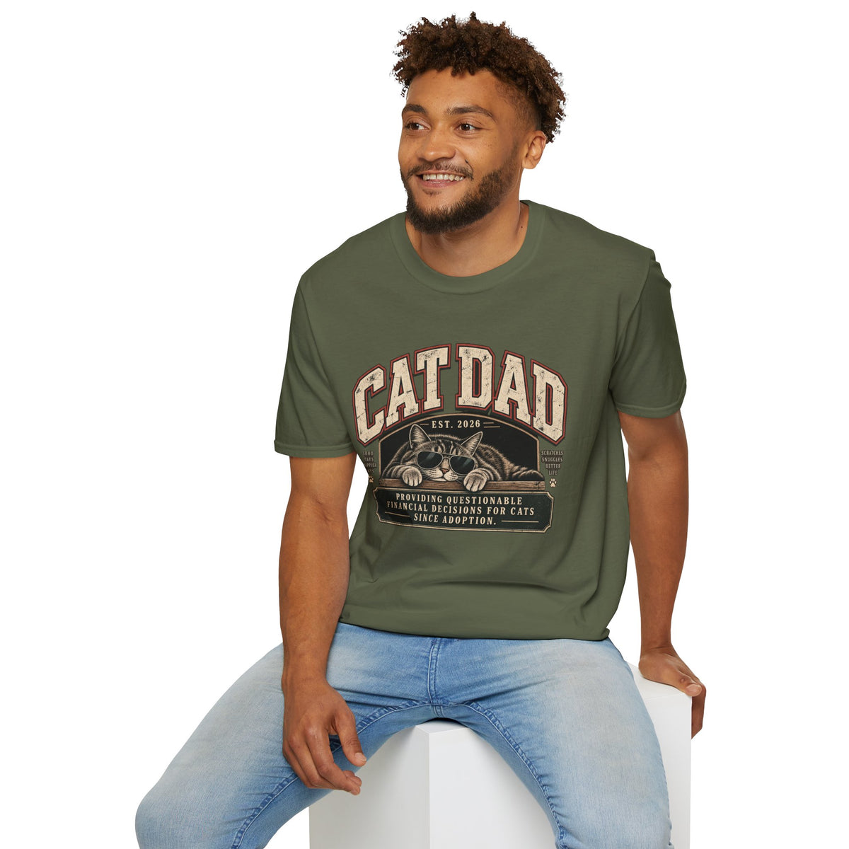Cat Dad Since 2026 T-Shirt