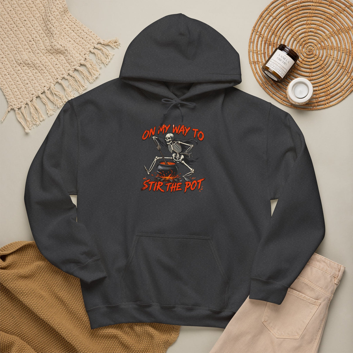 Halloween Skeleton 'Stir the Pot' Hoodie