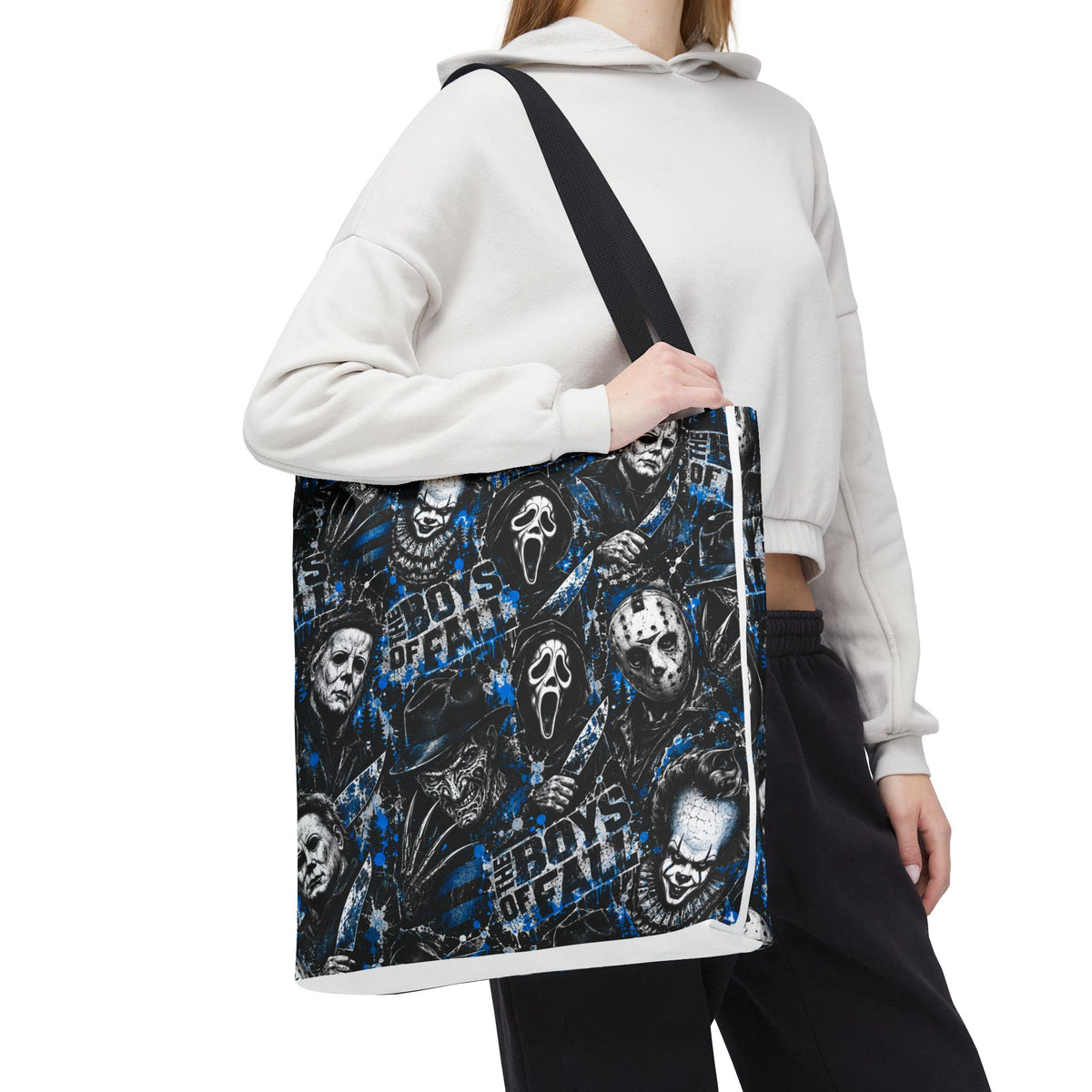 Horror Icons "The Boys of Fall" All Over Color Tote Bag