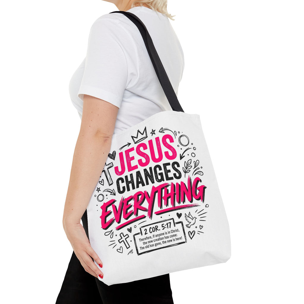 Jesus Changes Everything Christian Tote bag