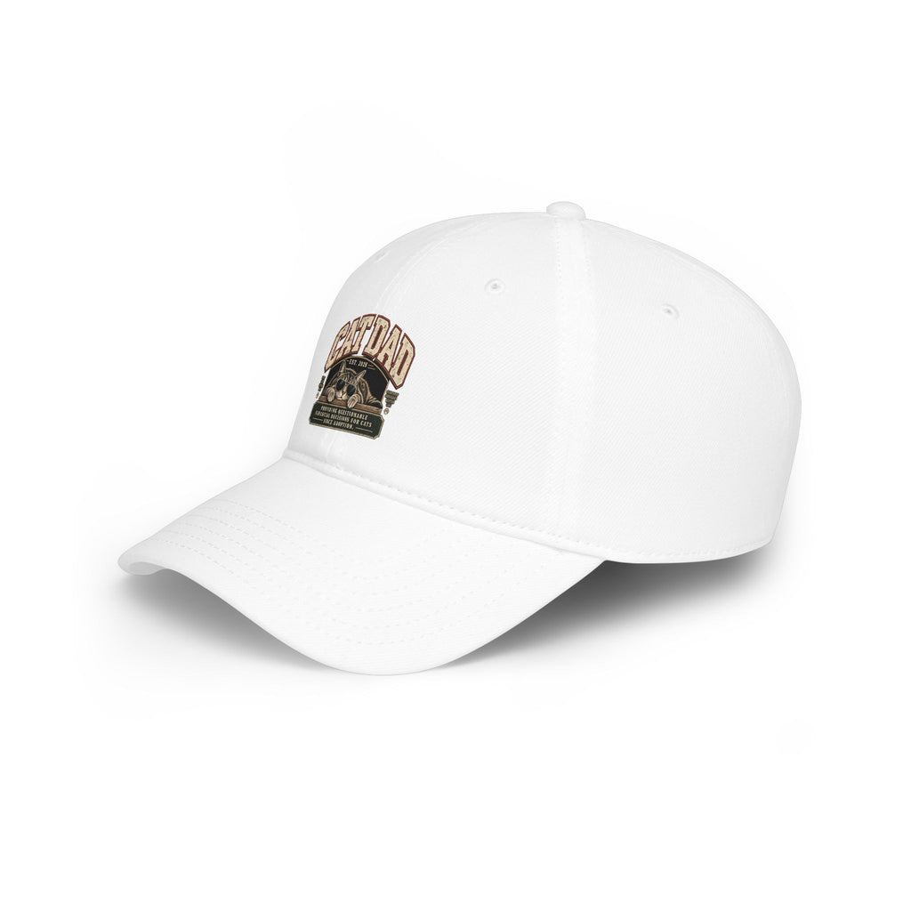Cat Dad Since 2026 Low Pofile Baseball Cap