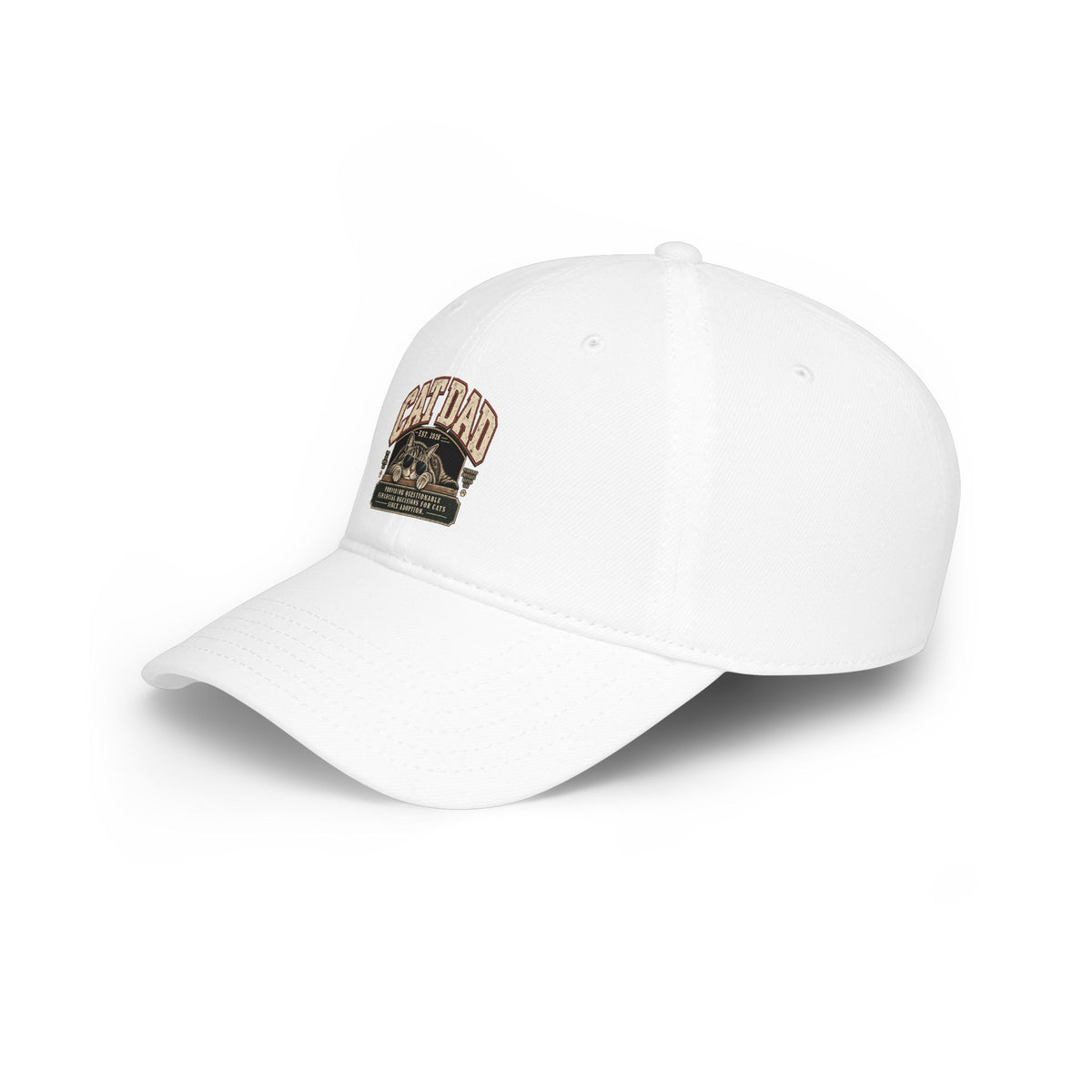 Cat Dad Since 2026 Low Pofile Baseball Cap