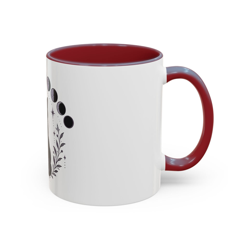 Black Cat Moon Phases Coffee Mug (11 oz /15 oz)