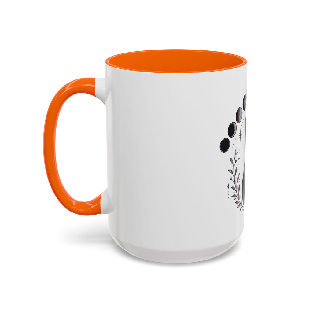 Black Cat Moon Phases Coffee Mug (11 oz /15 oz)