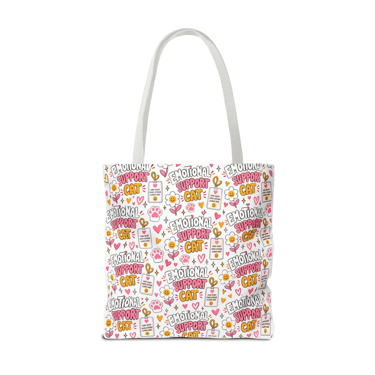 Emotional Support Cat All Over Print Tote Bag