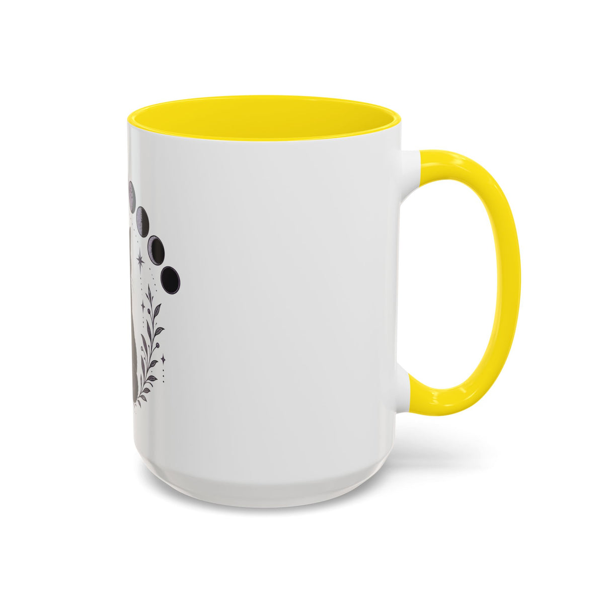 Black Cat Moon Phases Coffee Mug (11 oz /15 oz)