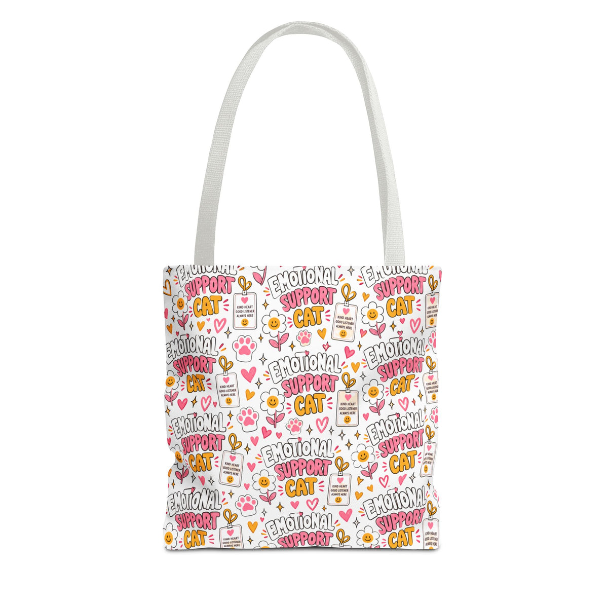 Emotional Support Cat All Over Print Tote Bag