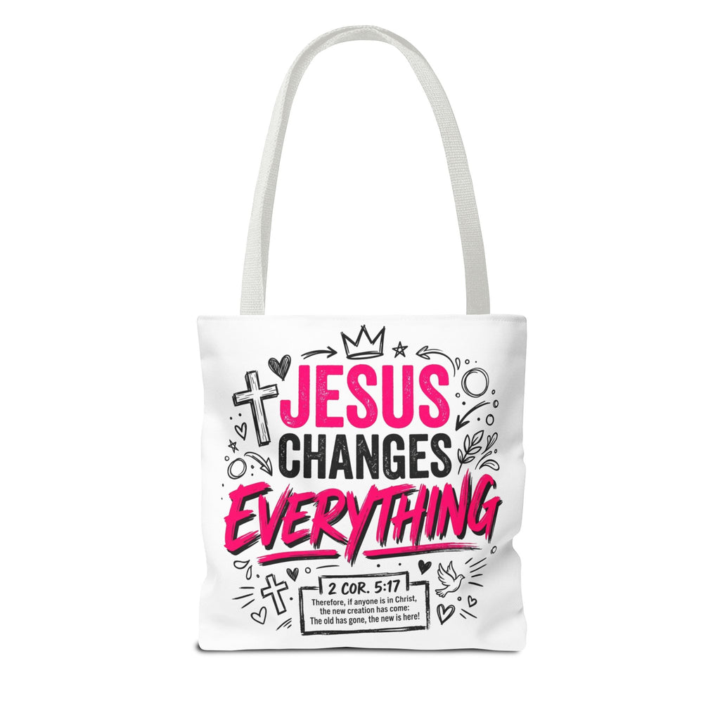 Jesus Changes Everything Christian Tote bag