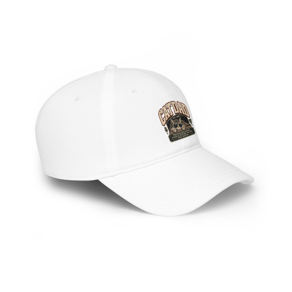 Cat Dad Since 2026 Low Pofile Baseball Cap