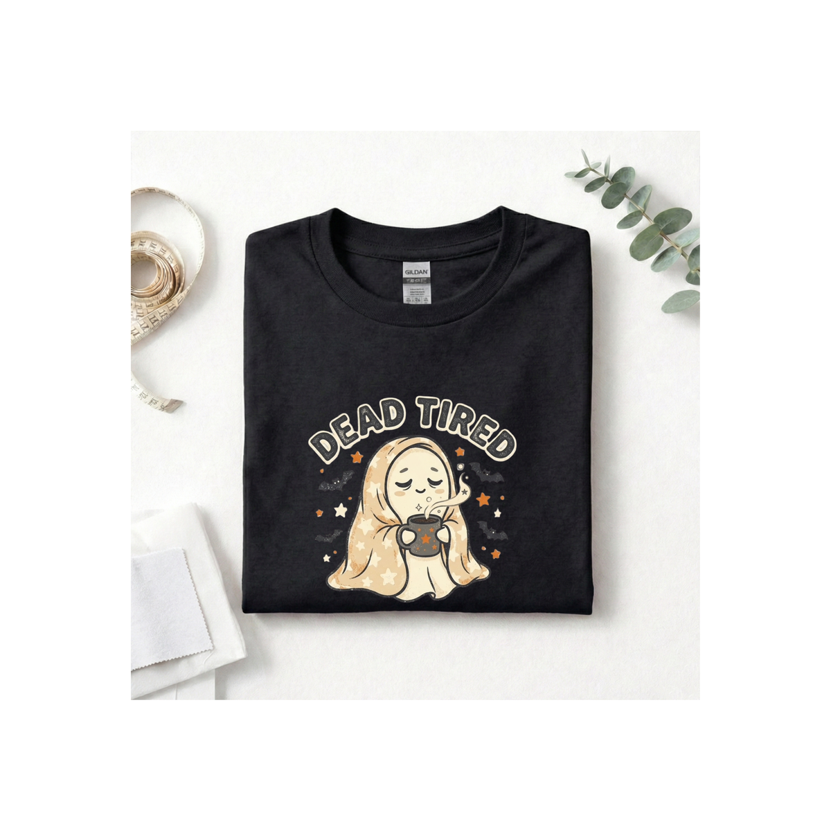 Dead Tired Tee Cozy Ghost T-Shirt