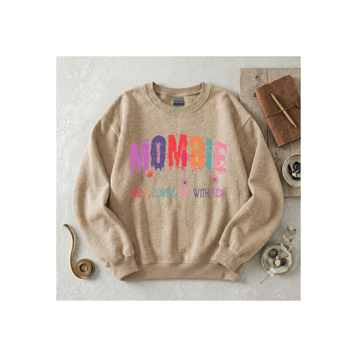 “MOMBIE: Like a Zombie, But With Kids” Crewneck Sweatshirt