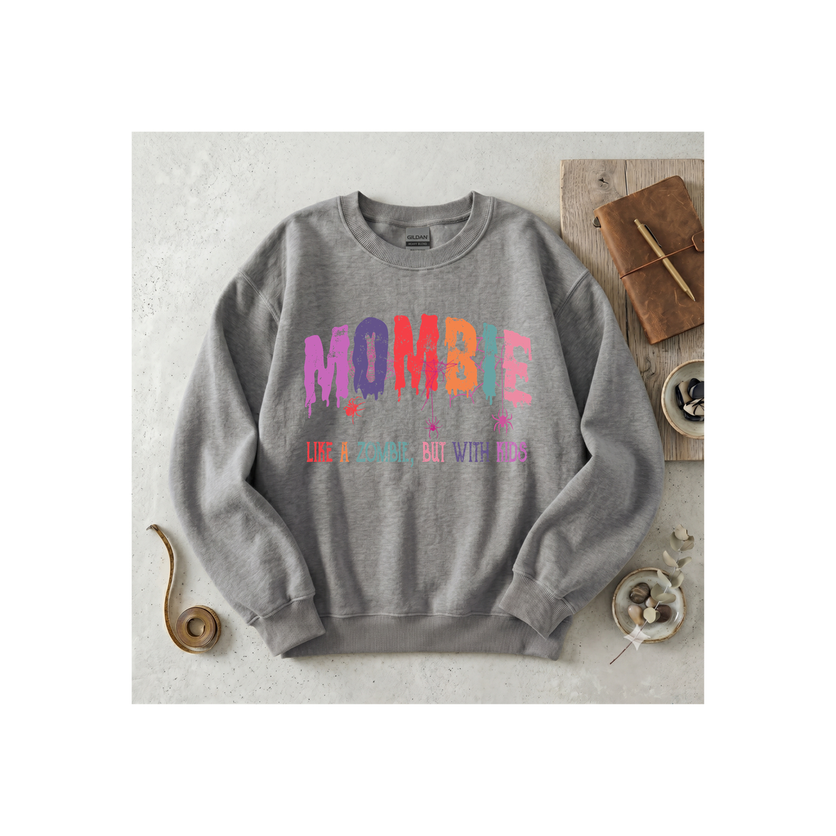 “MOMBIE: Like a Zombie, But With Kids” Crewneck Sweatshirt