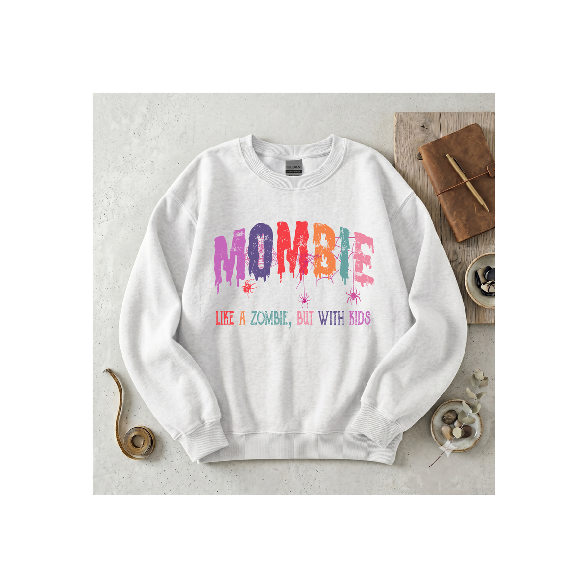 “MOMBIE: Like a Zombie, But With Kids” Crewneck Sweatshirt