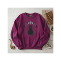 Black Cat Moon Phases Crewneck Sweatshirt