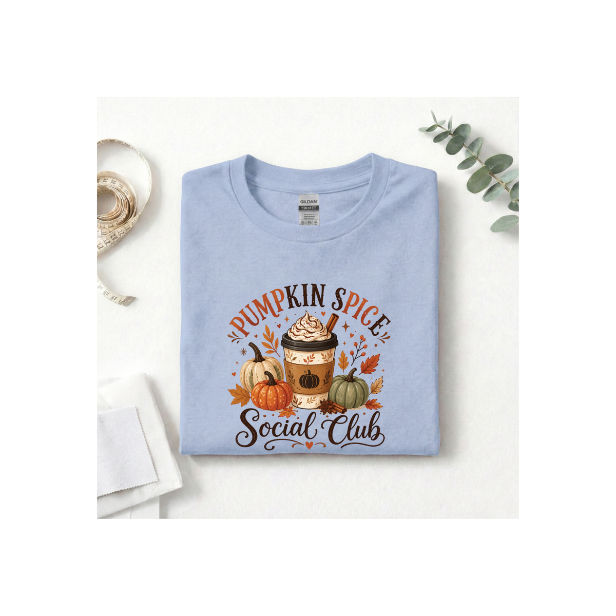 Pumpkin Spice Social Club Fall Coffee T-Shirt