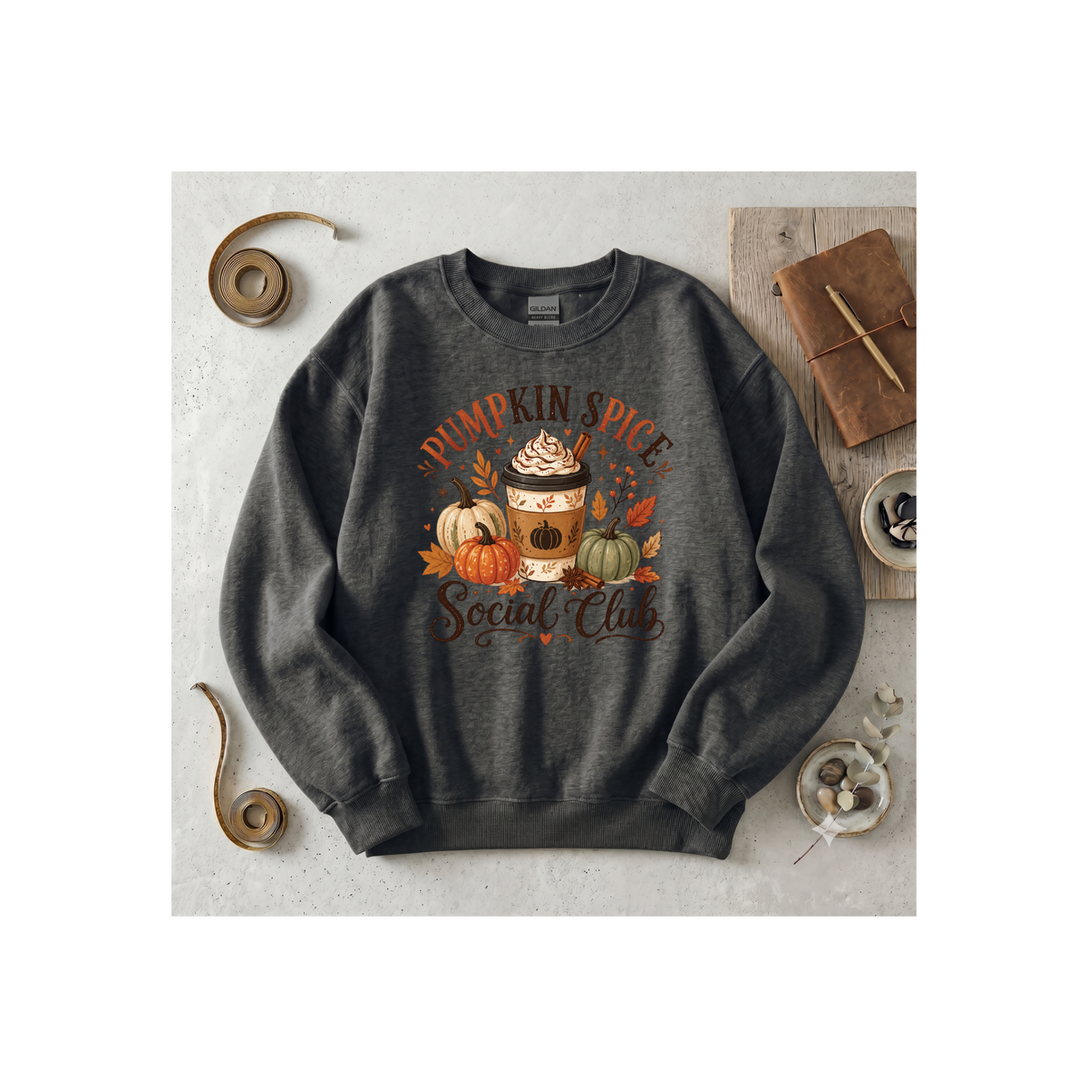 Pumpkin Spice Social Club Crewneck Sweatshirt